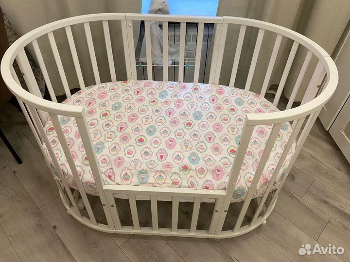 Детская кроватка круглая