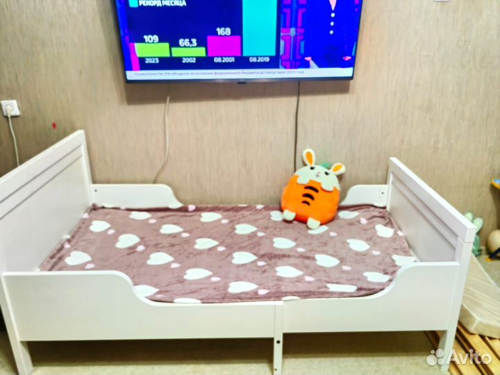 Детская кровать от 3 лет с матрасом бу