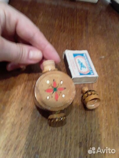 Винтаж деревянный Болгарская роза СССР