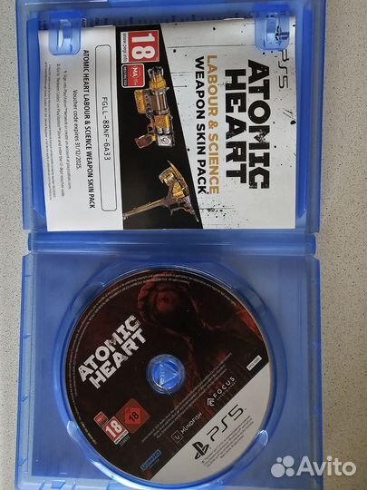 Atomic heart ps5 диск