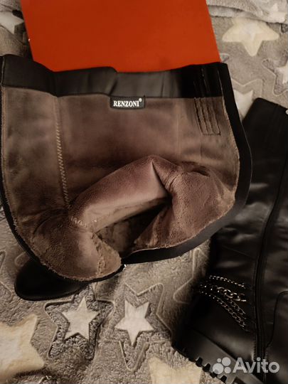 Сапоги женские зимние нат.кожа 39