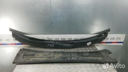 Накладка декоративная (жабо, дождевик) audi A6 C6