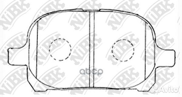 Колод. торм. диск. NiBK PN1401 PN1401 NiBK