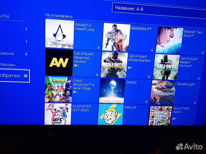 Sony playstation 4 +20 игр, модель 1208