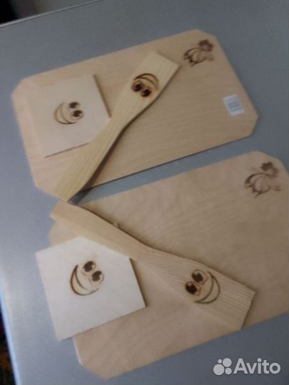 Доска разделочная+лопатка+подставка