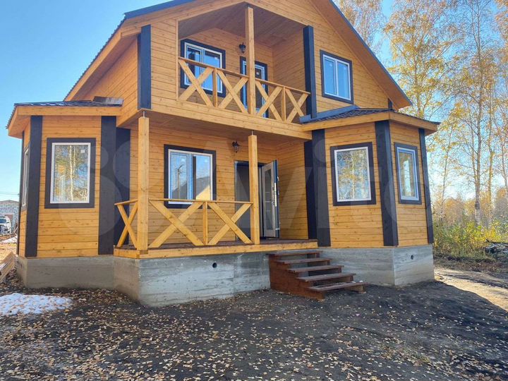 Дом 128 м² на участке 5 сот.