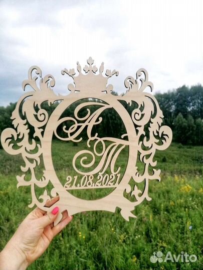 Монограмма на свадьбу