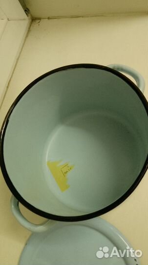 Кастрюля эмалированная СССР новая 3л