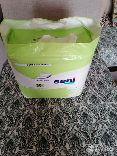 Пеленки одноразовые 60х90