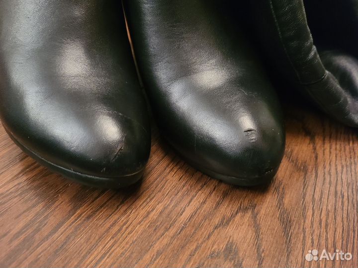 Ботфорты сапоги натуральная кожа 37 р