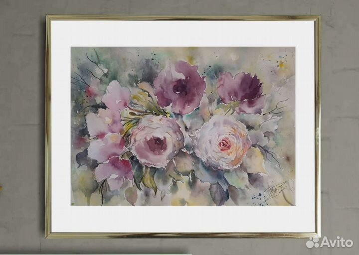 Картина акварелью 30х40, авторская работа