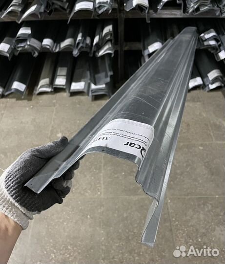 Порог левый Hyundai Accent 1999-2010 (полный профи