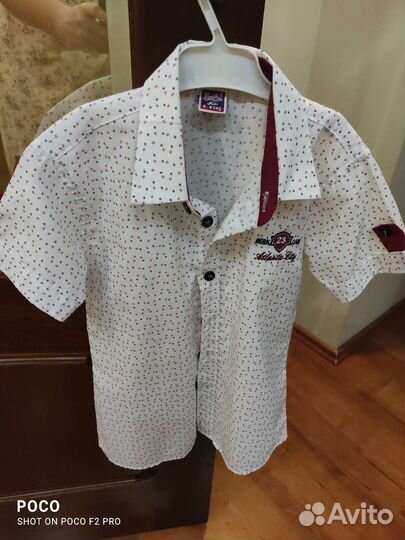 Рубашка для мальчика 7-8 лет