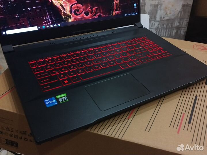 Игровой Дракон MSI (17'3-144Hz/i5/RTX3050/16GB/SSD