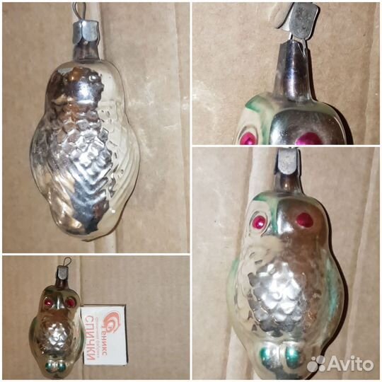 Елочные игрушки старинные