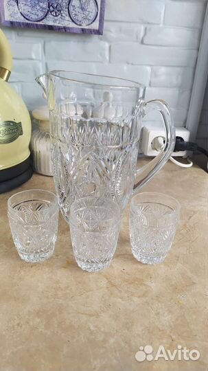 Кувшин для воды хрусталь