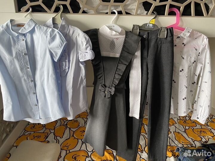 Школьные вещи пакетом для девочки 122 128