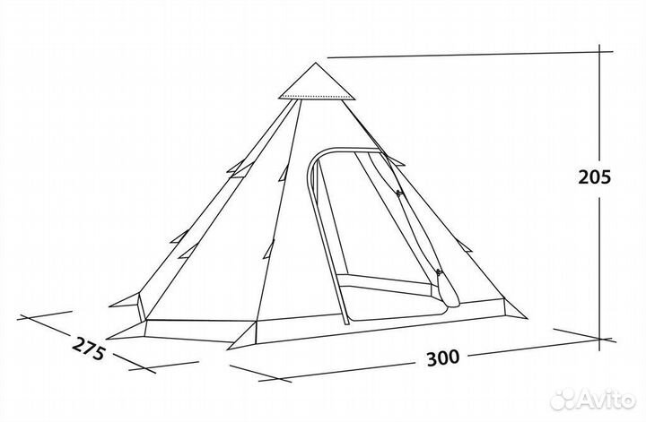 Easy Camp Tipi Tent палатка типи вигвам пирамида