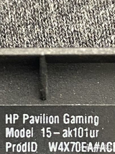 Ноутбук hp pavilion gaming 15