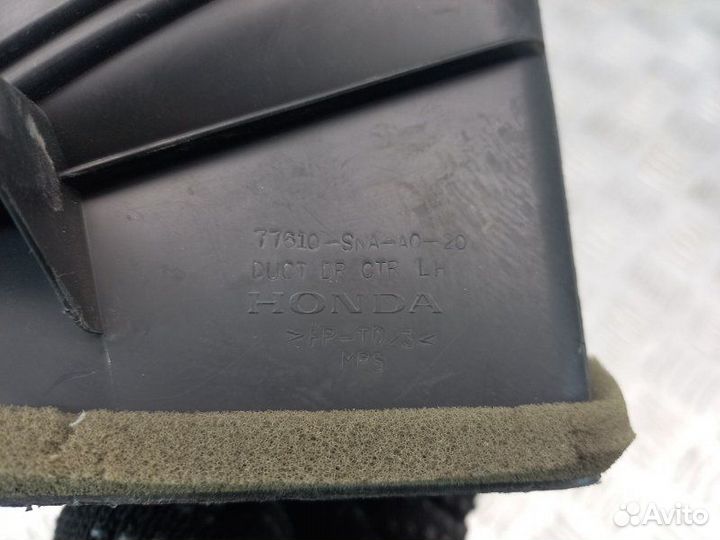 Дефлектор воздушный центральный левый Honda Civic