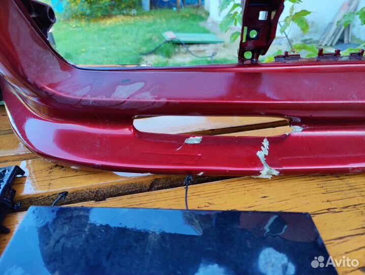 BMW E34 бампер передний с накладкой Zender