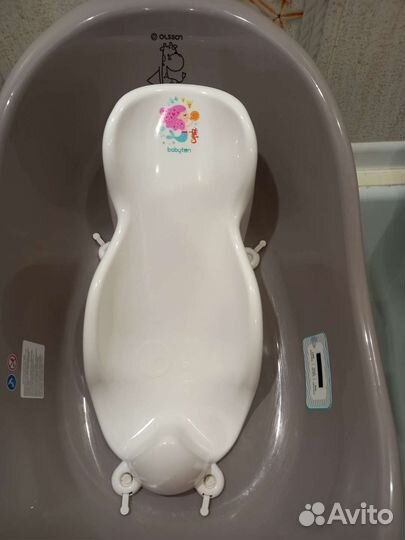 Ванночка для купания с горкой