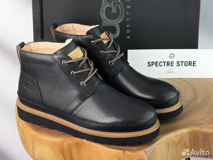 Ботинки Мужские Ugg Neumel Gentleman Leather Black