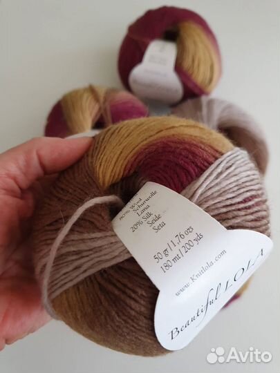 Пряжа Merino Seta degrade Beatiful Lola (Италия)