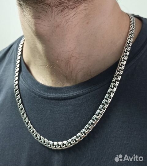 Серебряная цепь бисмарк 100 грамм