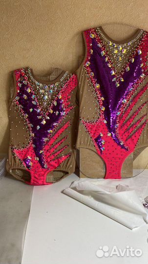 Групповые купальники для гимнастики 140-152