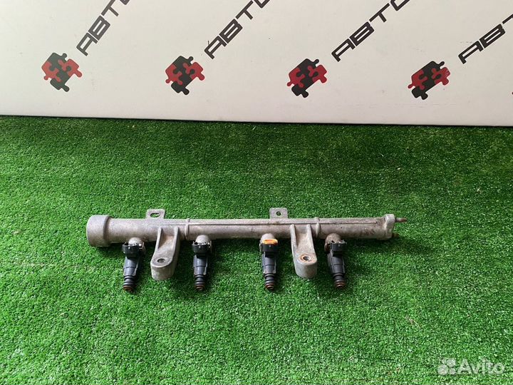 Топливная рампа акцент форсунки hyundai accent