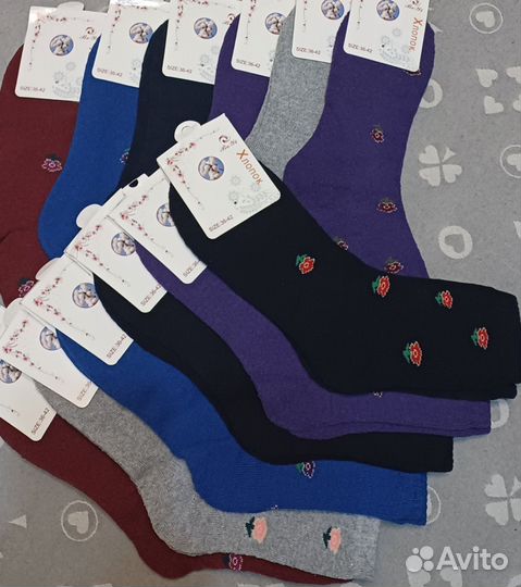 Носки махровые женские