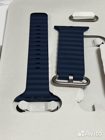 Ремешок apple watch ultra 2 ocean band blue