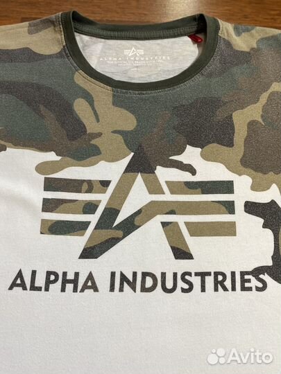 Футболка Alpha Industies. Оригинал