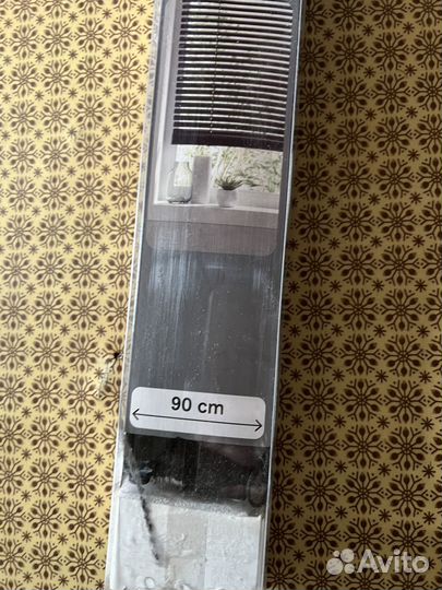 Жалюзи чёрные ширина 90см