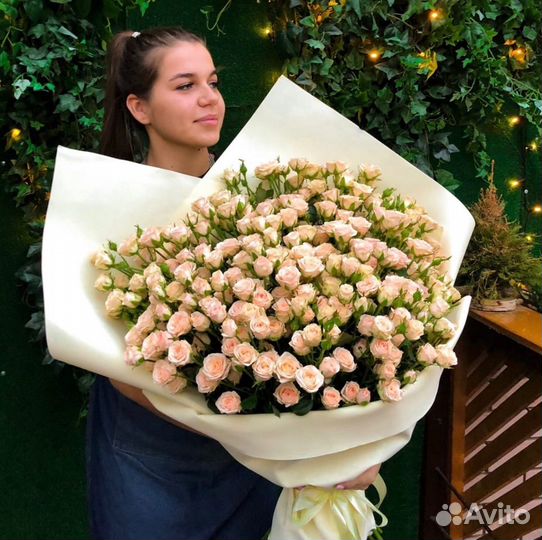 Букет цветов Воздушные и нежные розы