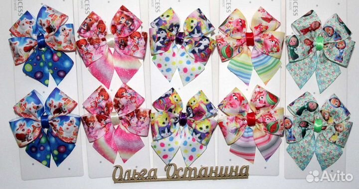 Бантики для волос на каждый день