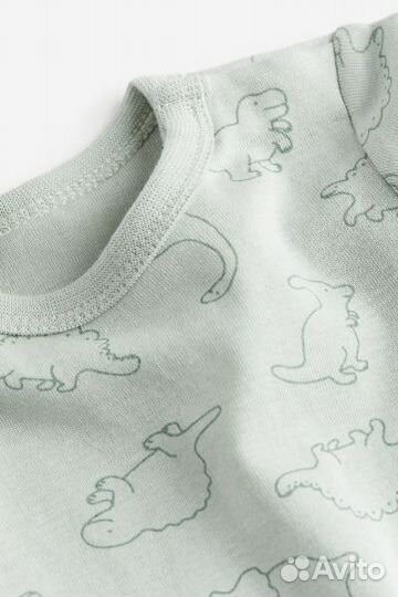 Боди длинный рукав hm 80 Динозавры