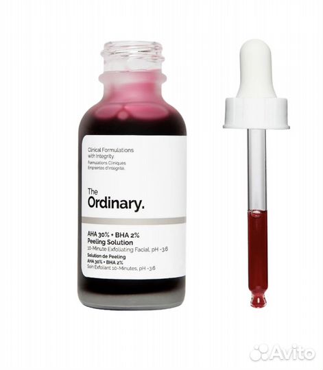 Кислотный пилинг The Ordinary AHA 30 + BHA 2