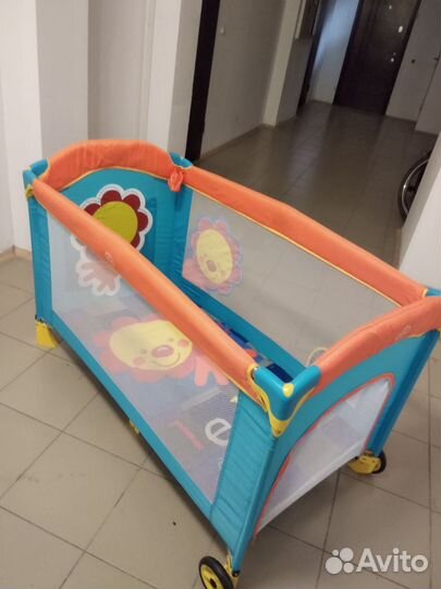 Манеж кровать раскладной