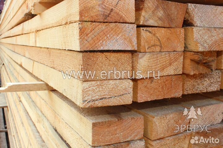 Доска обрезная 40х100х6000