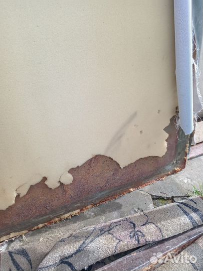 Дверь входная железная бу с коробом