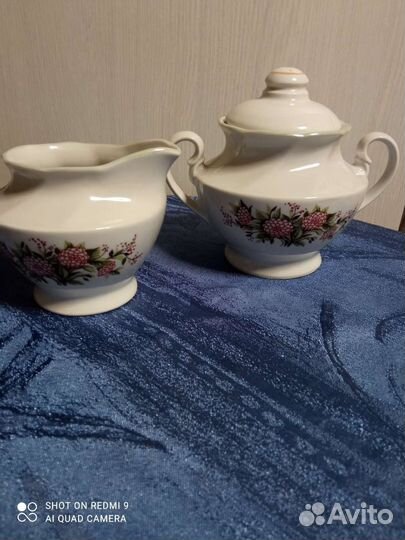 Старая Рига / молочник и сахарница