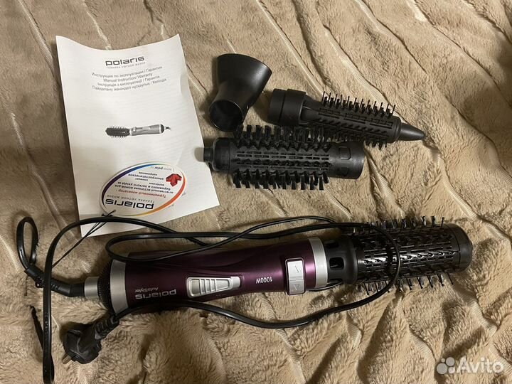 Фен-расческа Polaris