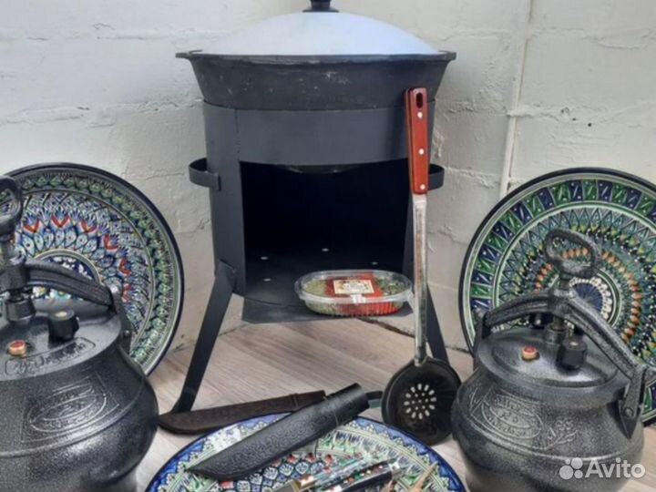 Казан чугунный узбекский