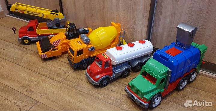 Машины Полесье Мусоровоз, бензовоз