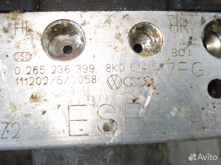 Блок ABS абс Ауди Audi A4 А4 8K0614517FJ