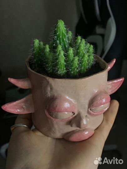 Горшок ручной работы