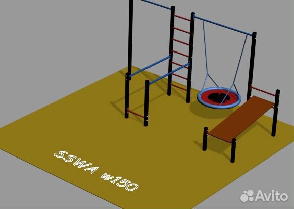 Воркаут площадка sswa 150 для взрослых и детей