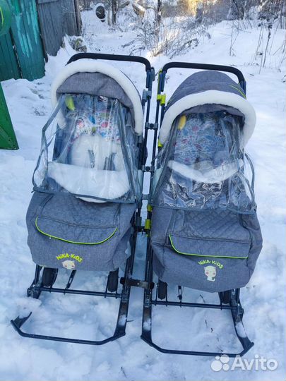 Санки коляска ника 7 8